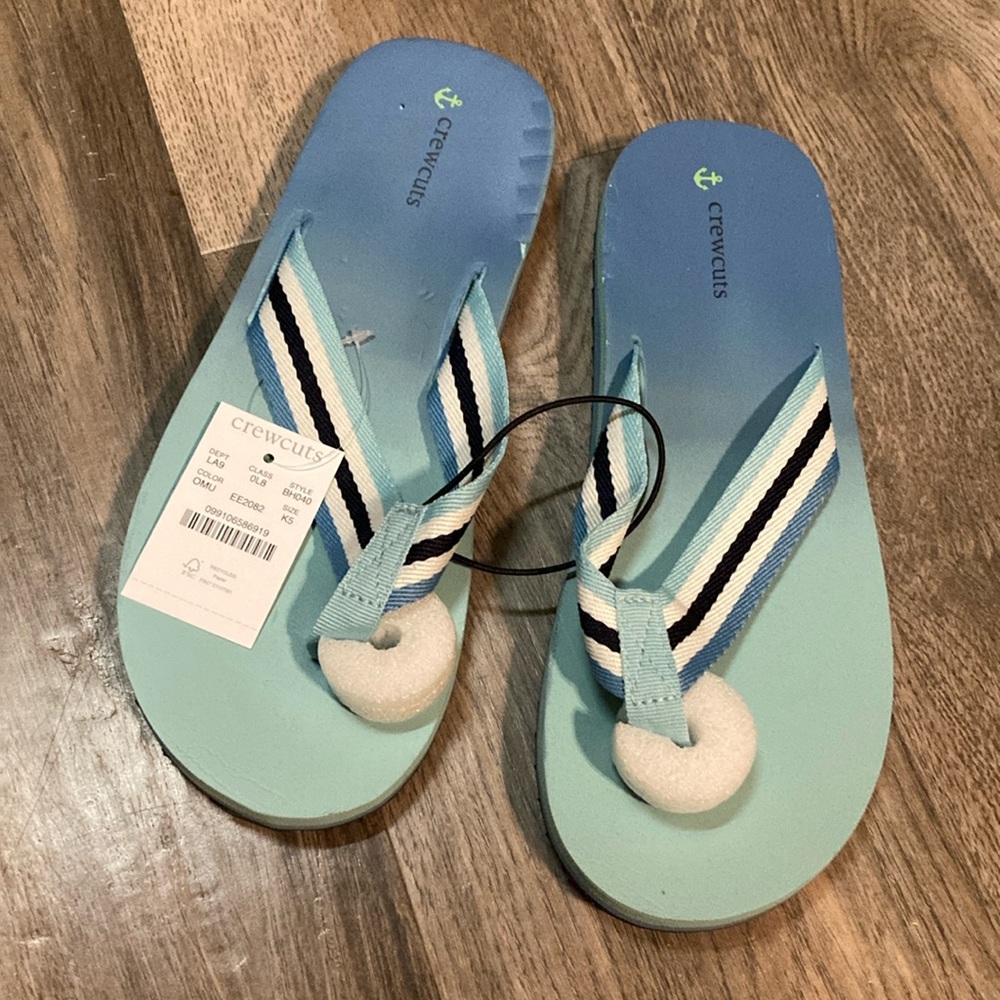 J. Crew crewcuts Ombre Multi Flip Flop